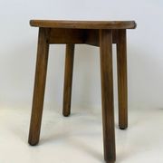Wooden stool — Pierre Gautier-Delaye, France, 1960s