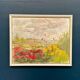 Original Swedish Oil On Panel – “Wild Flowers In Meadow”