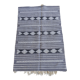 Hand-woven kilim rug in natural wool, 145x90 cm