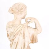 Classical female plaster sculpture by Diane de Gabis