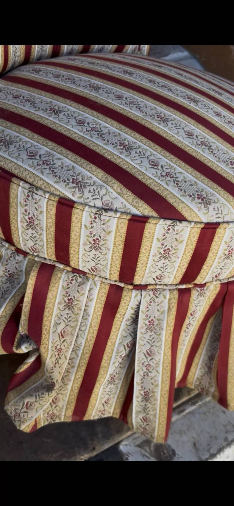 Napoleon III period upholstered armchair – stylish and comfortable