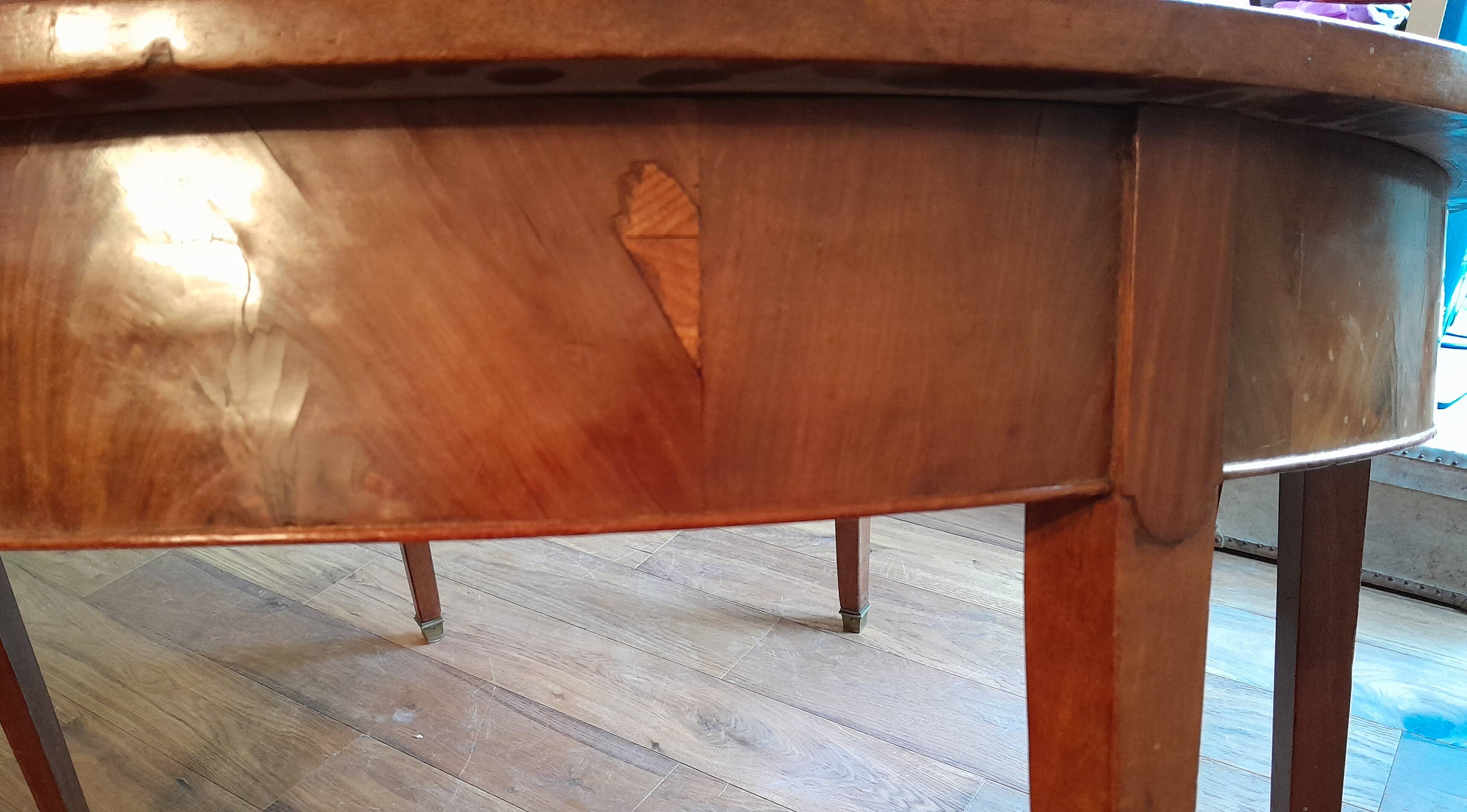 Louis XVI half-moon table