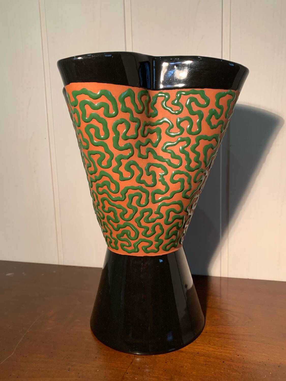 Vintage Vallauris vase by Ray Camart