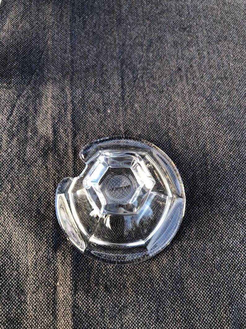 Vintage Baccarat Crystal Mustard/Jam/Honey Jar, Harcourt Missouri Model