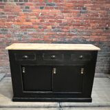 Early 20th century oak bar counter