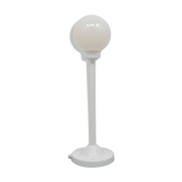 vintage white Space Age floor lamp
