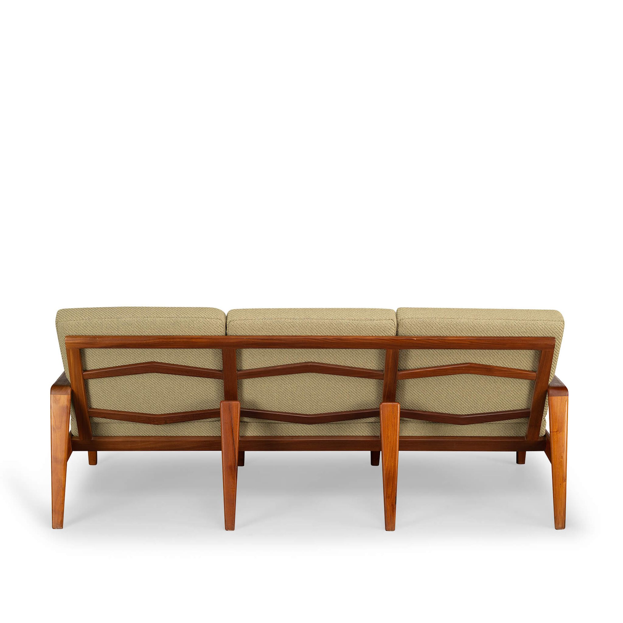 Sand color Sofa Model No. 35 by Arne Wahl Iversen made by Komfort, 1960s