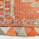 3x12 Soft Orange & Pink Handwoven Geometric Pattern Turkish Runner,87x352Cm