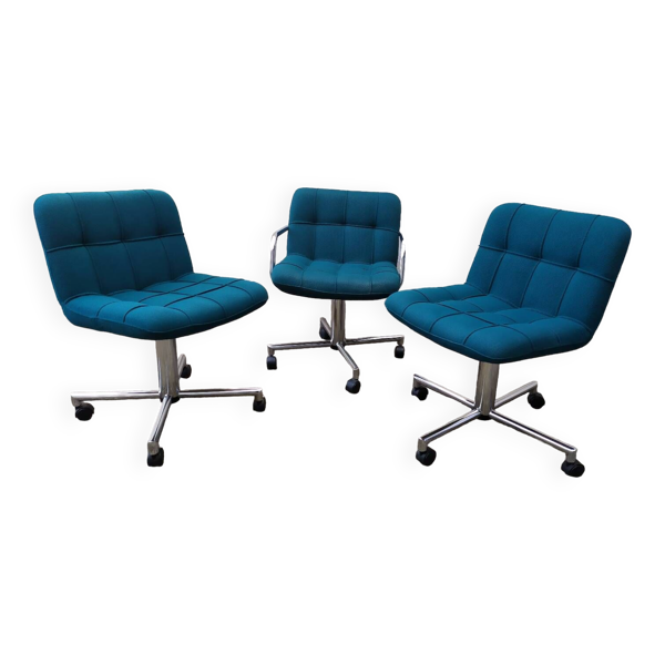 Fauteuils bureau Airborne vintage