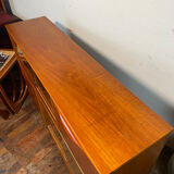 Mid century retro vintage teak cocktail bar display cabinet 1960