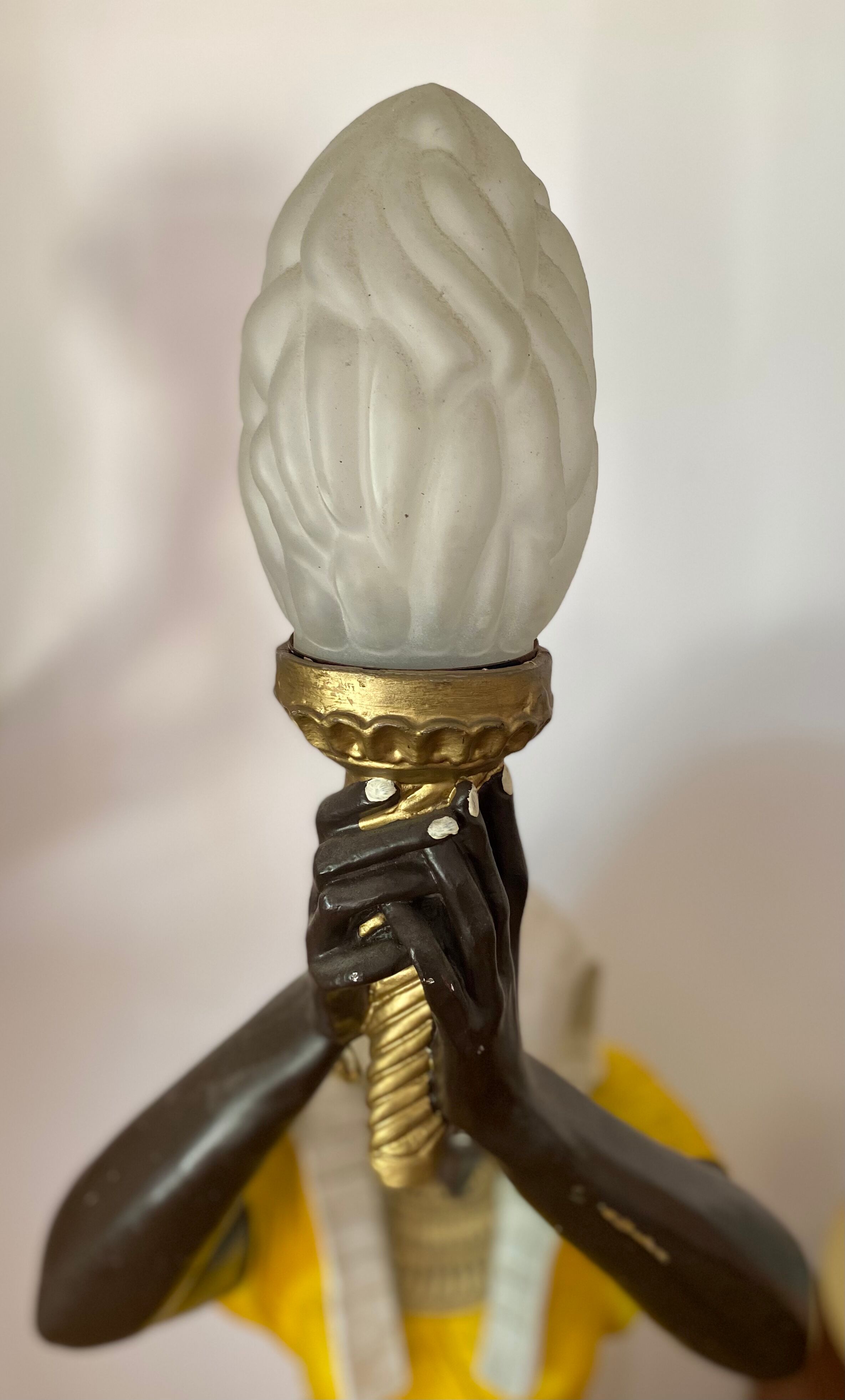 Egyptian statue flashlight