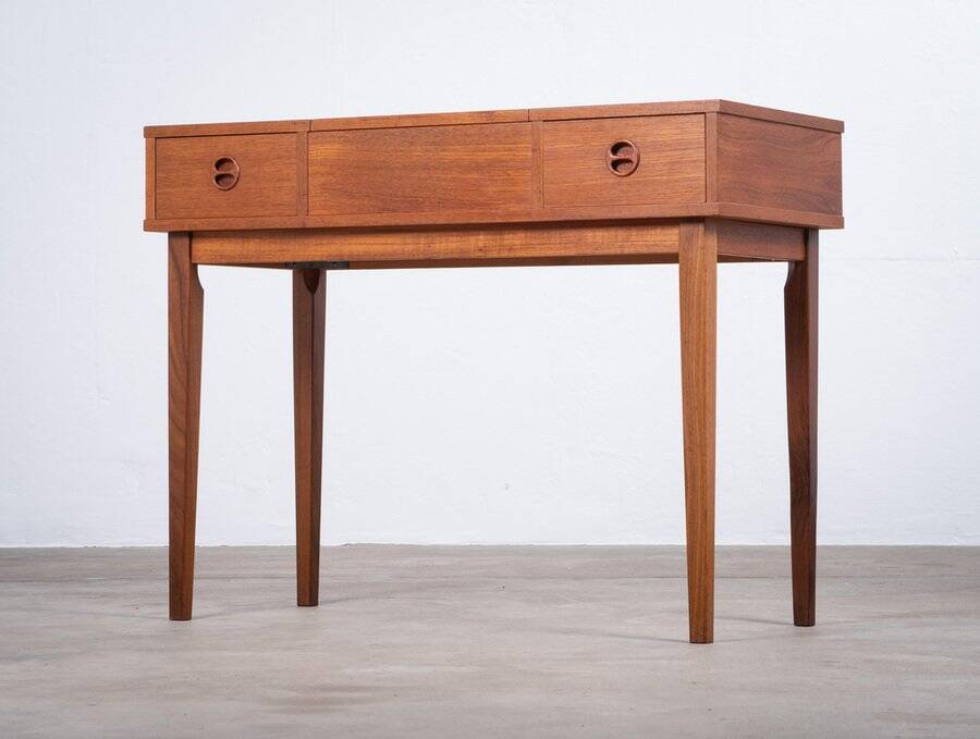 Teak Vanity Table, Denmark, 1960s