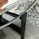 Lounge chair LC4 Cassina by Charlotte Perriand, Le Corbusier and Pierre Jeanneret Vintage 1960s