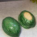 Ceramic nut-shaped candy box