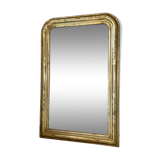 Antique Louis-Philippe mirror, 19th century, silver leaf