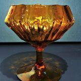 Large orange Bohemian crystal candy maker