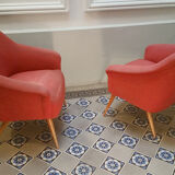 Seats 50-60 years red