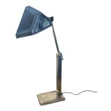 Vintage Pirouett France lamp, Art Deco, model patented in 1940, aluminum