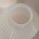 Vintage Mid-Century Pleated Milk Glass Lamp Shade