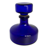 Cobalt blue glass bottle