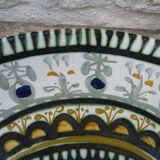 Large hollow ceramic dish from Quimper design L'Helguen André Keraluc