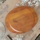Vintage Cheese Dome, wooden platter 1960