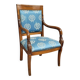 Empire style mahogany dolphin desk chair circa 1880