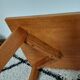 Table basse pieds compas bois