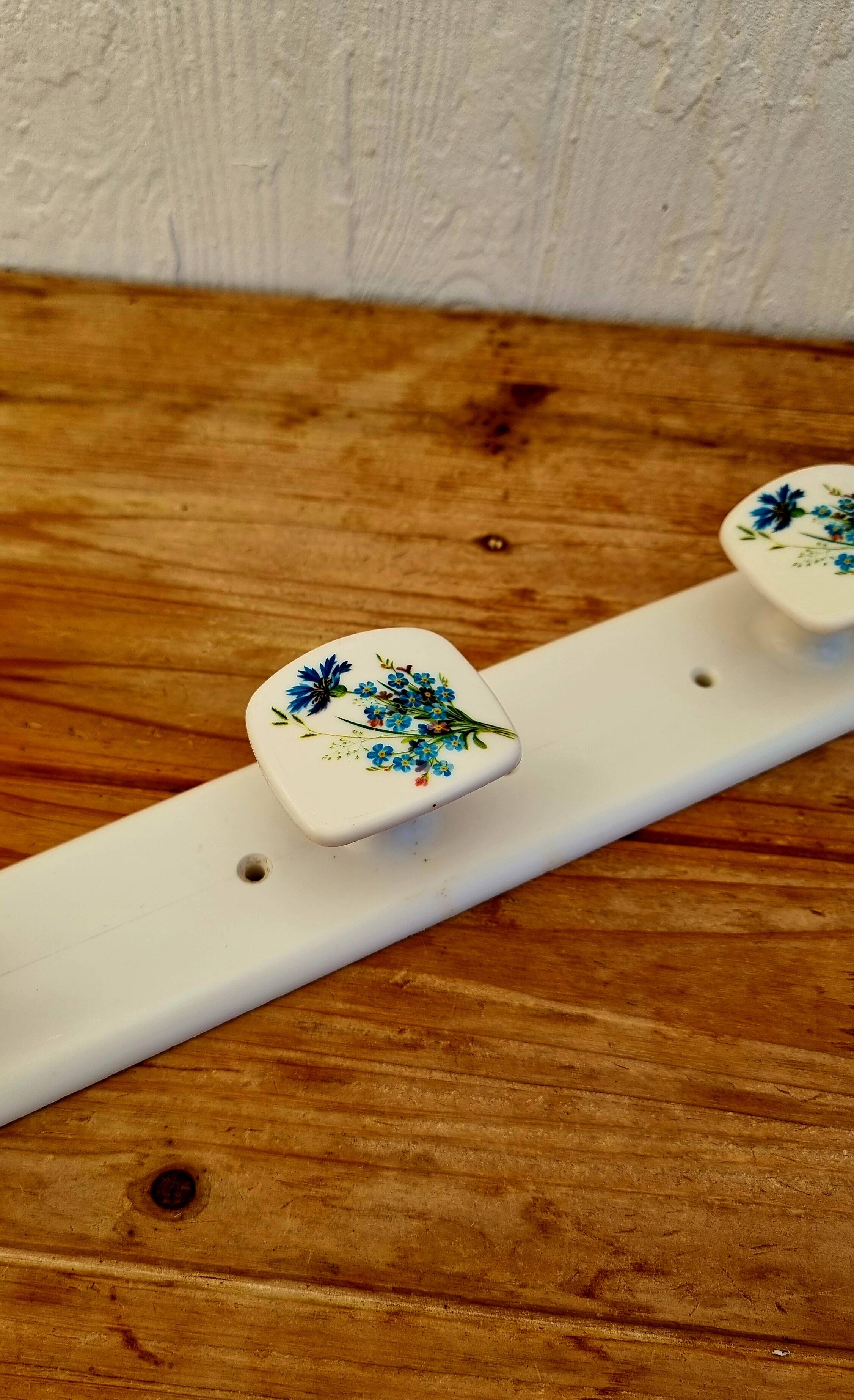 Vintage floral decor wall coat rack SYLA