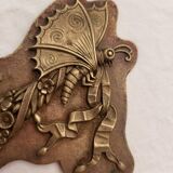 Bronze pediment