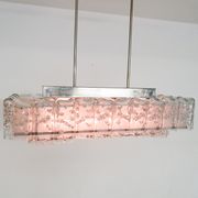 Lustre en verre par Doria, Allemagne années 1960