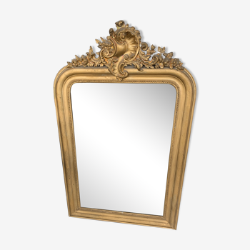 Golden moulding mirror