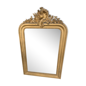 Golden moulding mirror