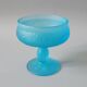 Frosted blue bowls