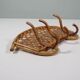 Vintage bamboo wall coat rack, Italy 1960-1970