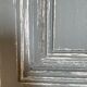 Gray patina woodwork door