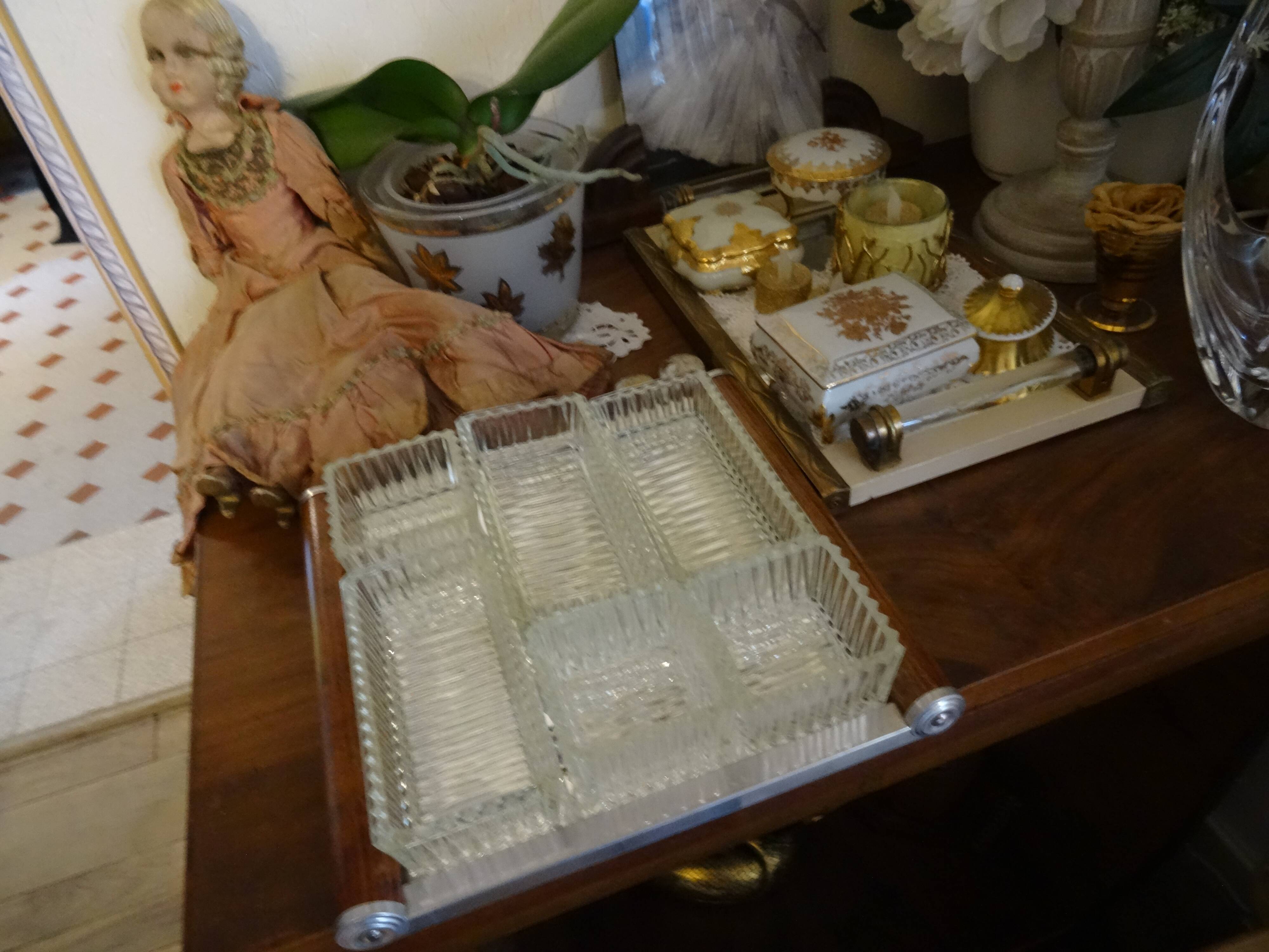 Tray for hors d'oeuvres art deco