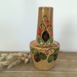 Vintage strawberry vase Le Poet-Laval