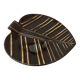 Art Deco porcelain leaf-shaped trinket trays