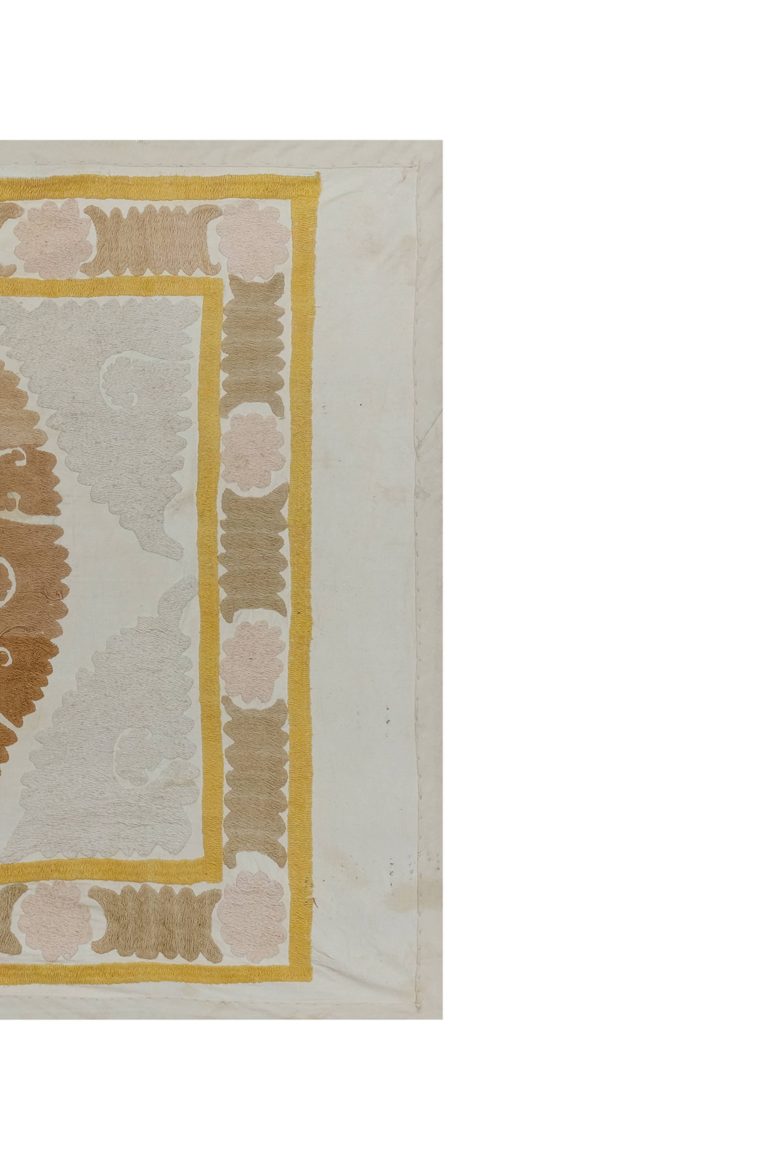 Hand knotted rug, vintage Turkish rug 68x105 cm