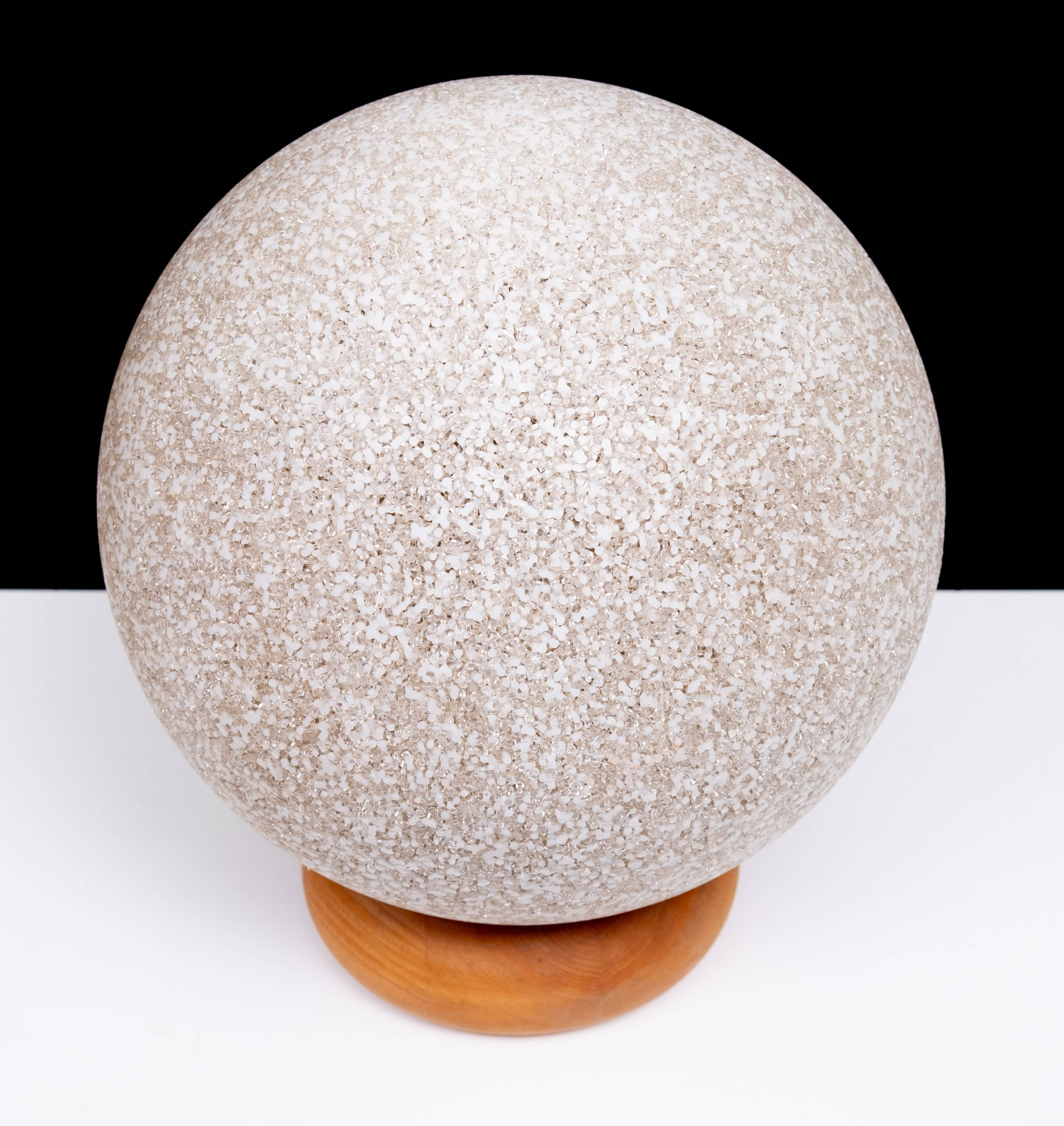 Ball lamp on Pine base 1970 France