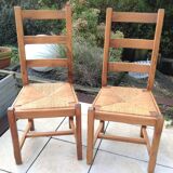 Pair of mulched / vintage chairs 60s-70s