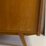 Vintage wardrobe with compass feet