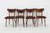 1950s Dining Beech Chairs in Boucle, Czechoslovakia
