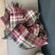 Jaeger tartan pattern blanket, 100% wool - 117x87 - Ref 855