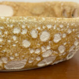 Vallauris ceramic empty pocket bowl vintage Fat Lava