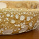 Bowl, vintage Vallauris pocket tray in Fat Lava ceramic.