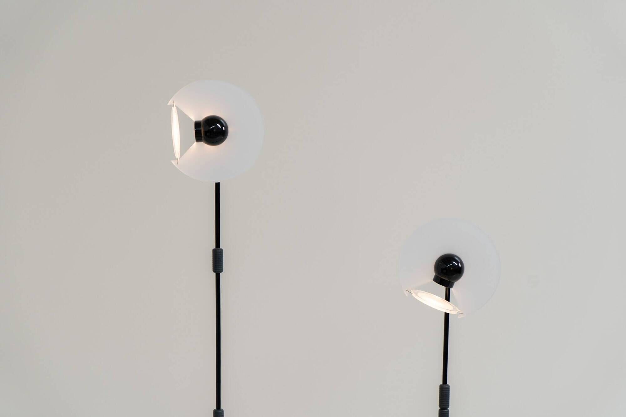 Pair of “Club 1095” floor lamps by Giuseppe Ramella for Arteluce