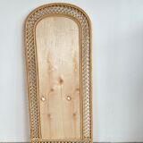 Rattan foot mirror with braces H:2m