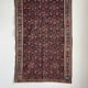 Iranian rug with stylised floral patterns in pink and blue, 155x105.